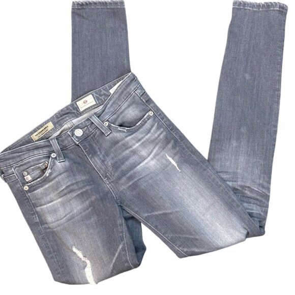 Adriano Goldschmied Low Rise Distressed Legging Ankle Super Skinny Ankle Jeans i - Picture 3 of 7